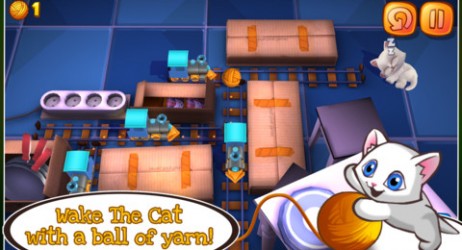 Wake the Cat: un tenero gattino e il suo gomitolo di lana