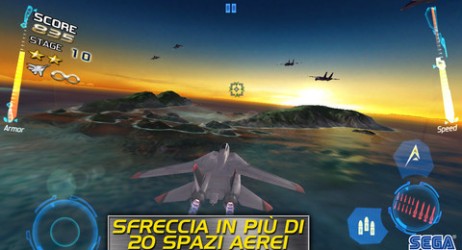 After Burner Climax sfreccia in App Store