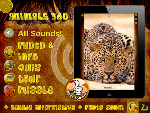 Animals 360 Gold iPad pic0
