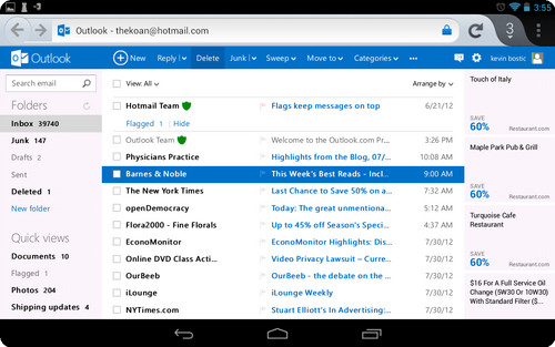 Microsoft lancia ufficialmente Outlook.com
