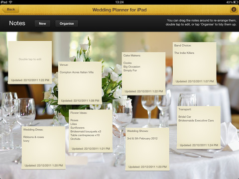Wedding Planner for iPad 4