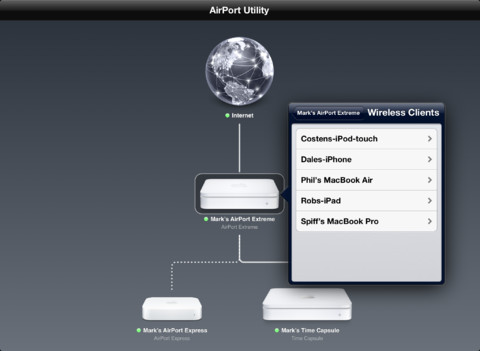 Utility AirPort 1.2 disponibile su App Store