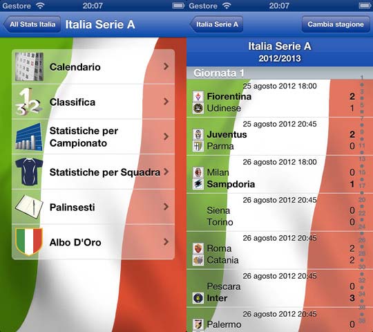 Italia Stats: statistiche e molto altro per gli appassionati di calcio