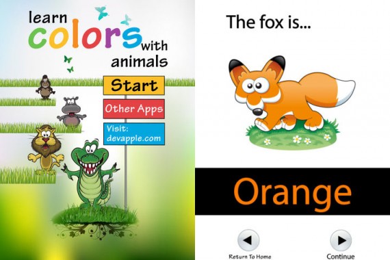 Learn Color: applicazione per facilitare l’apprendimento dei colori da parte dei bambini