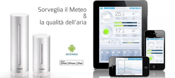 Con Netatmo puoi monitorare la qualità dell’aria tramite iPad