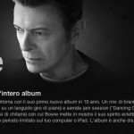 Ascolta gratuitamente l’ultimo album di David Bowie