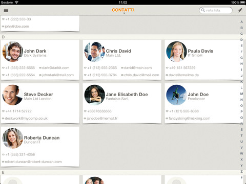Contaqs: il gestore dei contatti per il tuo iPad