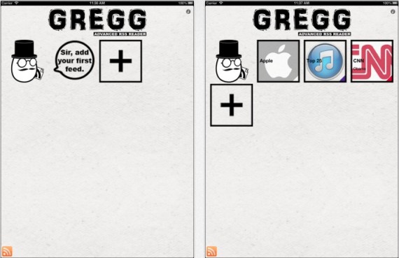 Gregg – Advanced RSS Reader: lettore di feed per iPad