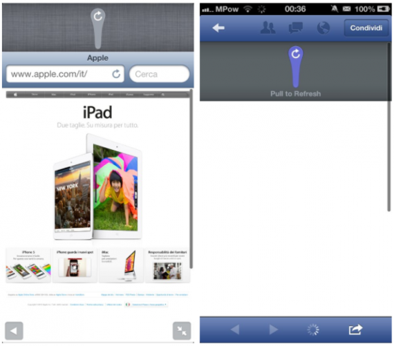 PullAll aggiunge il pull to refresh a tutte le app – Cydia