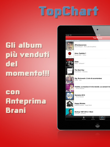 TopChart Italia iPad pic1