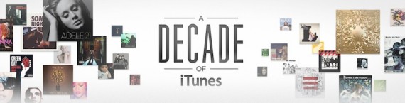 Apple dedica una nuova feature per i 10 anni di iTunes Store