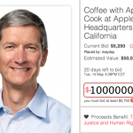 Vincendo un’asta di beneficenza sarà possibile vedere Tim Cook per un caffè presso Apple