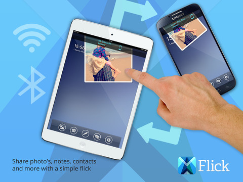 Condividi foto, video, note e contatti grazie a Flick