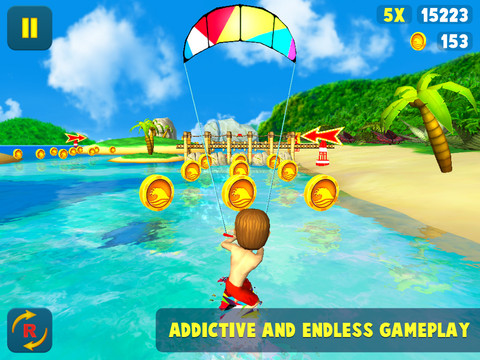 Kite Surfer: un simpaticissimo e nuovo endless runner game per iPad