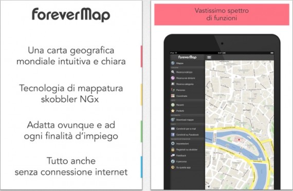 Mappe online e offline grazie a ForeverMap 2