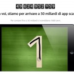 50 miliardi di download: la home page Apple si aggiorna con il countdown