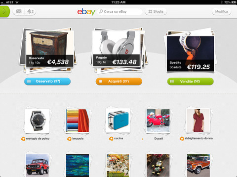 Arriva su App Store un nuovo importante aggiornamento per eBay per iPad