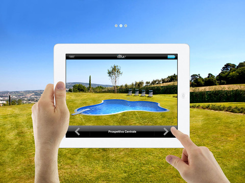 iBlue PhotoPool for iPad: scopri come starebbe una piscina nel tuo giardino
