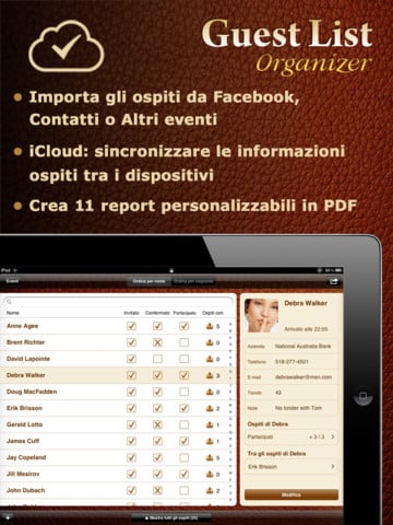 Guest List Organizer, per tenere eventi da voi creati sempre sotto controllo