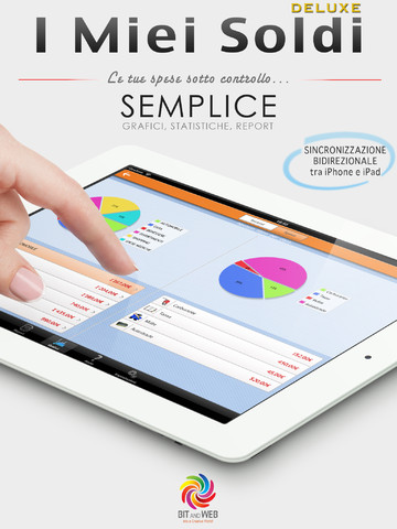 “I Miei Soldi Deluxe”, un’app per monitorare le spese personali su iPad