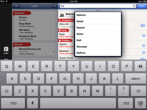 AnyList: arriva anche su iPad l’app gratuita per gestire la lista della spesa