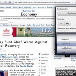 NaviDys: cambia tipo di carattere e dimensione nelle pagine web