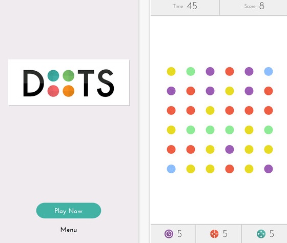 Dots: un match 3 pieno zeppo di puntini colorati