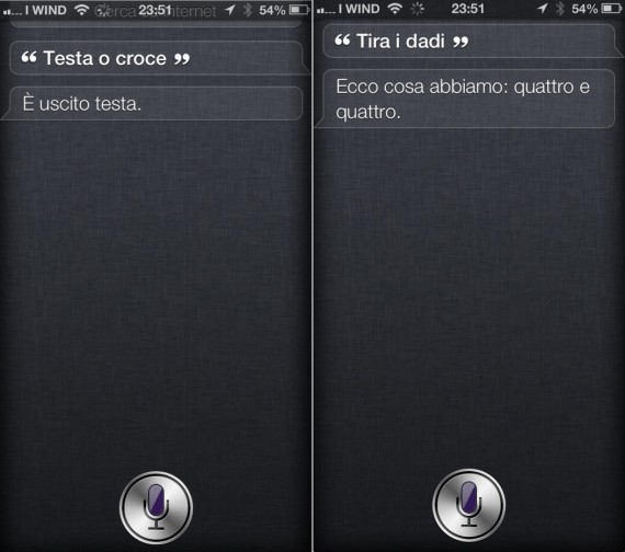 Testa o Croce? Te lo dice Siri…