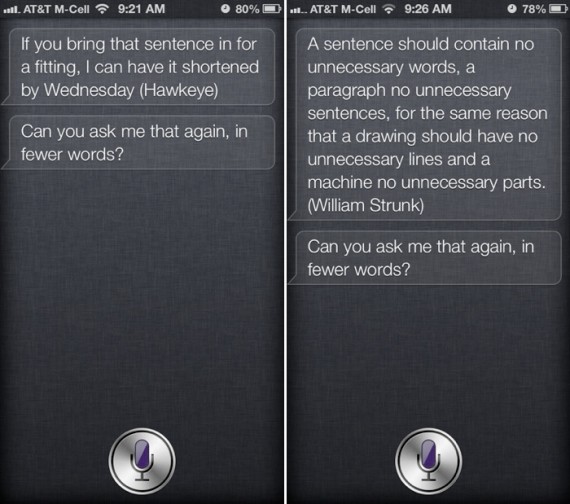 Apple aggiorna Siri inserendo le citazioni