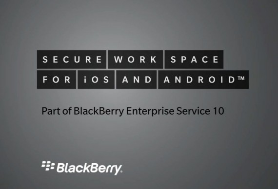 BlackBerry annuncia che il Secure Work Space funziona anche su iPad