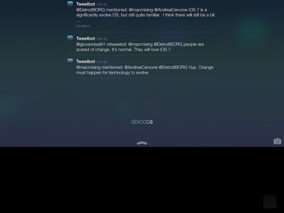 La lockscreen di iOS 7 “rimbalza” – Video