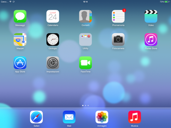 Tutte le novità di iOS 7 beta 1 per iPad