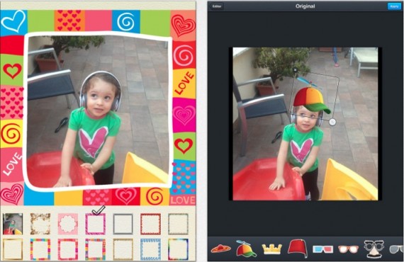 Camera Frame FX: editor fotografico gratuito per iPad