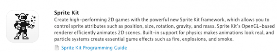 Apple lancia Sprite Kit per realizzare giochi 2D