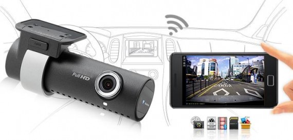Con DR5M puoi registrare un video dalla tua auto e trasferirlo su iPad
