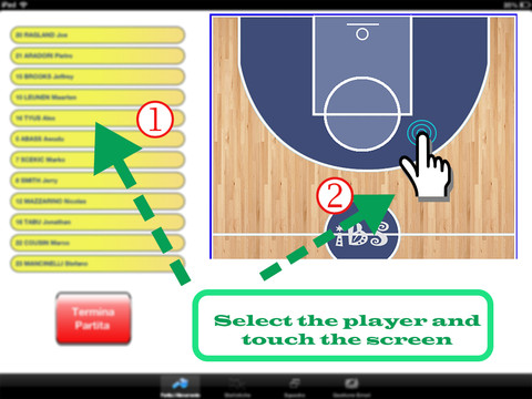 iBasketScore: l’app che consente di usare iPad come strumento per analizzare i risultati nel basket