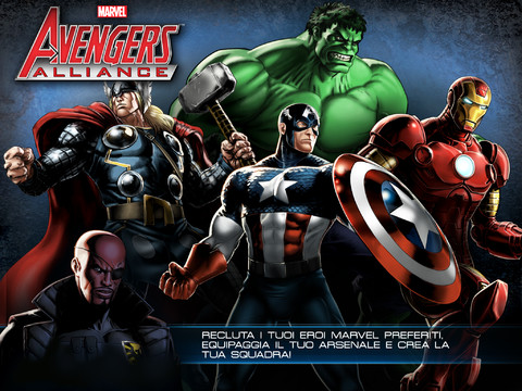 Disponibile su App Store Marvel: Avnegers Alliance