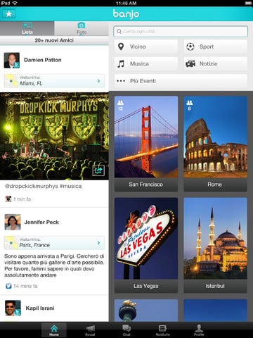 Nuovo update per il social network Banjo