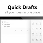 Quick Drafts for iPad: da oggi ogni nostra idea rimarrà impressa nero su bianco