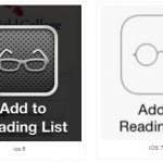 Sono gli occhiali di Steve Jobs quelli sull’icona del nuovo Reading List?