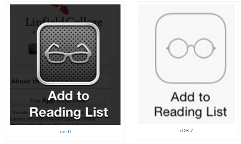 Sono gli occhiali di Steve Jobs quelli sull’icona del nuovo Reading List?
