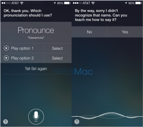 iOS 7: Siri impara la pronuncia esatta delle parole