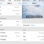 iOS 7: Apple introduce la possibilità di personalizzare i sottotitoli dei film