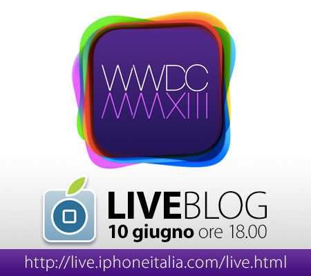 10 giugno, ore 18: segui il WWDC 2013 su SpinBlog!