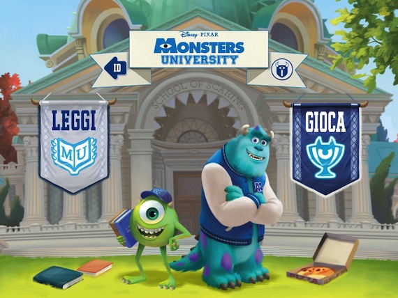 Monsters University Storybook Deluxe, il nuovo gioco iPad targato Disney