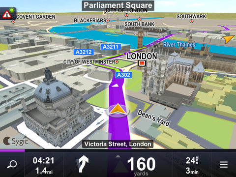 Navigazione GPS Sygic- Tutti i paesi iPad pic0