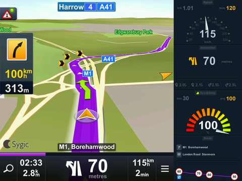 Navigazione GPS Sygic- Tutti i paesi iPad pic2