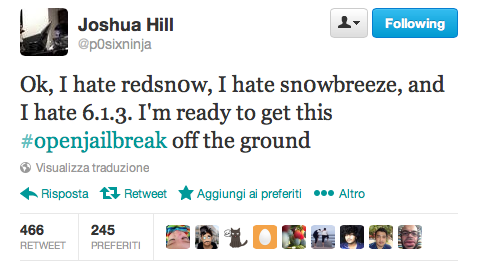 #openjailbreak: svelato il nome del nuovo progetto di P0sixninja