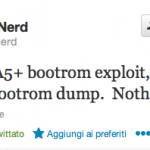 Nessun exploit della bootrom per iPad con processore A5 o successivo, secondo MuscleNerd