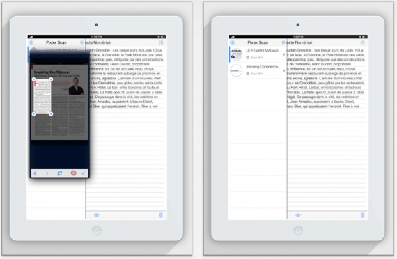 Pixter Scann, l’OCR arriva su iPad con un abito pronto per iOS 7